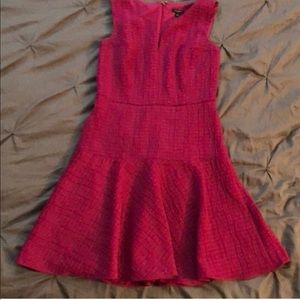 Ann Taylor Cocktail Fuschia Dress. Size 2.